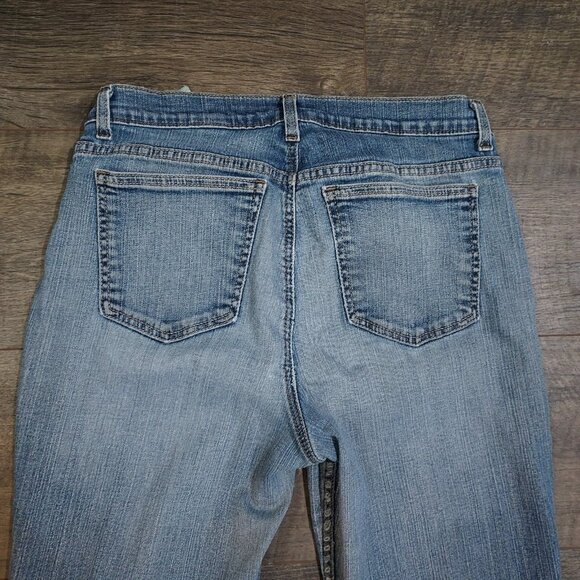 Thrashed Distressed DKNY Boot Cut Cotton Spandex Fits 30x30 size 10 - Picture 4 of 15